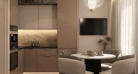 Projekt mieszkania w dzielnicy Aniołki Projekt mieszkania w dzielnicy Aniołki