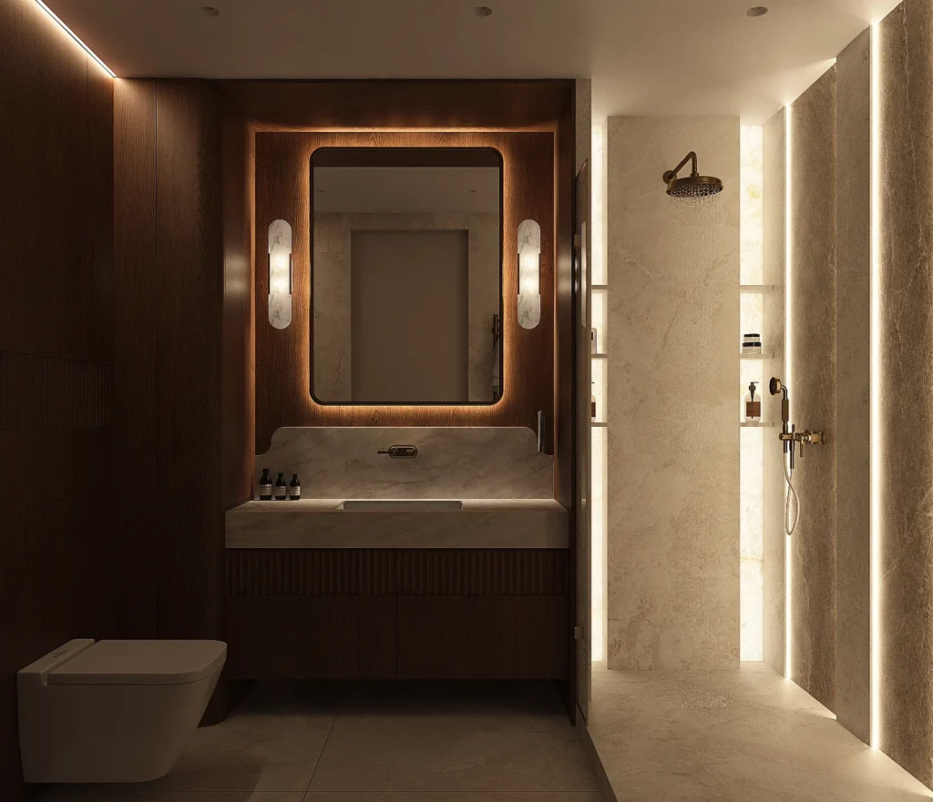 Harmonia Materii Lazienka noc